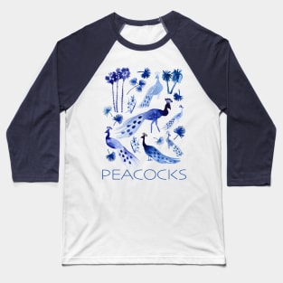 Peacocks Baseball T-Shirt